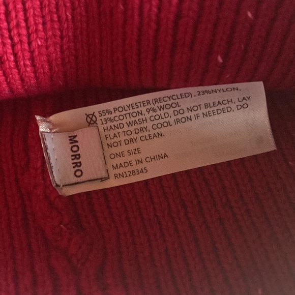 NWT MORRO ATHLETA Ribbed Hat One Size in pink - Picture 5 of 7